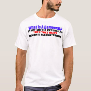 Wat is een democraat? t-shirt