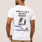 Wat is een DJ 3 T-shirt (Achterkant)