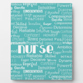 Wat is een verpleegster.....in blauw fotoplaat (Voorkant)