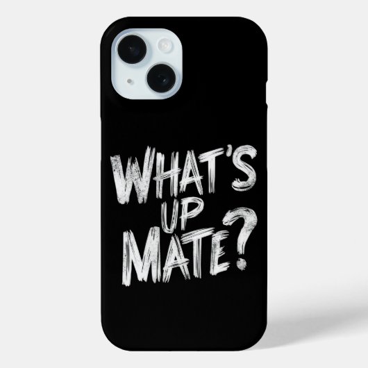Wat is er aan de hand Mate Phone Case (Achterkant)