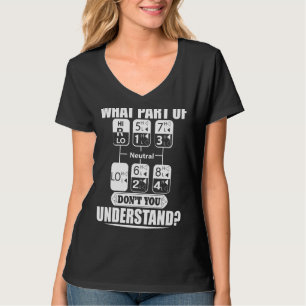 Wat is er aan de hand? Niet onder de voet. T-shirt