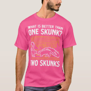 Wat is er beter dan een stinkdier twee stinkdieren t-shirt
