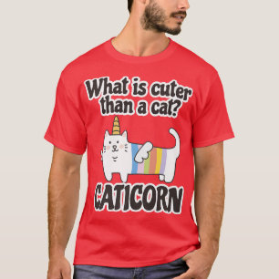 Wat is er dan een kattenkattenkruid Unicorn Cat Cu T-shirt