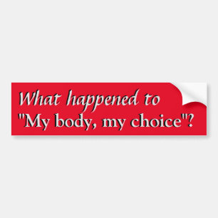 Wat is er gebeurd? Bumpersticker