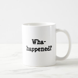 Wat is er gebeurd? koffiemok