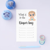 Wat is er in de Dappere Bag Baby Boy? Flyer (Enkel)