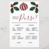 Wat is er in je Purse Winter Bridal Game? (Voorkant)