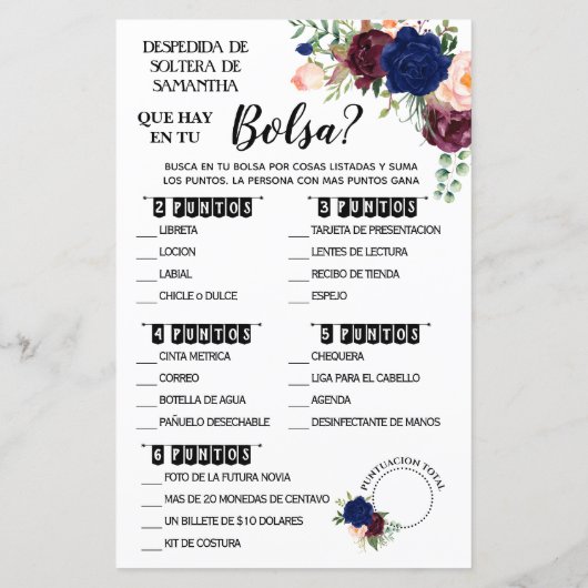 Wat is er in uw Spaans Spaans Spaans spelletje voo (Achterkant)