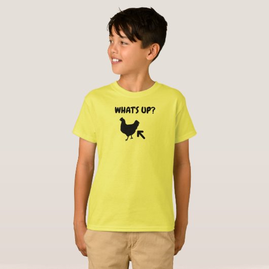 Wat is er? Kip Butt. T-shirt (Voorkant volledig)