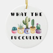 Wat is er mis? keramisch ornament (Voorkant)