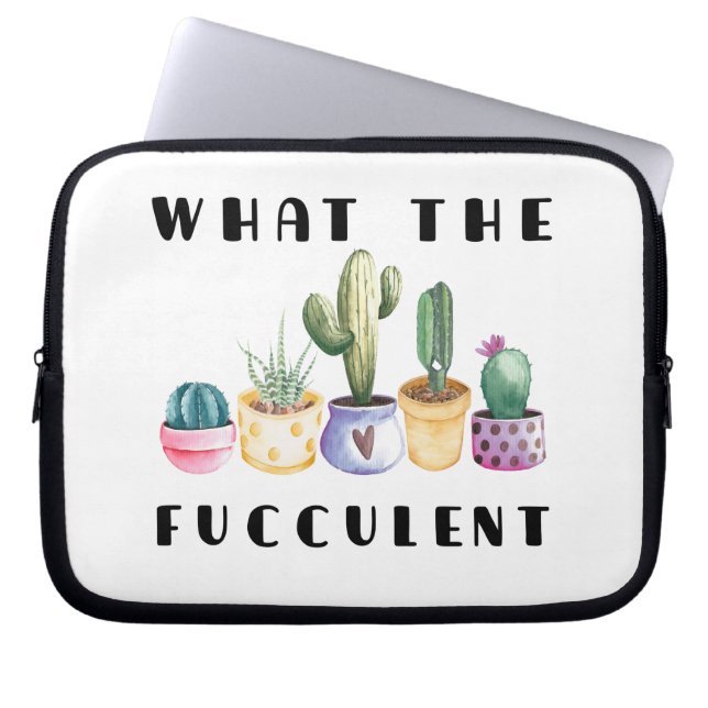 Wat is er mis? laptop sleeve (Voorkant)