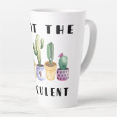 Wat is er mis? latte mok (Rechterhoek)