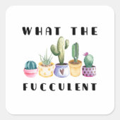 Wat is er mis? vierkante sticker (Voorkant)