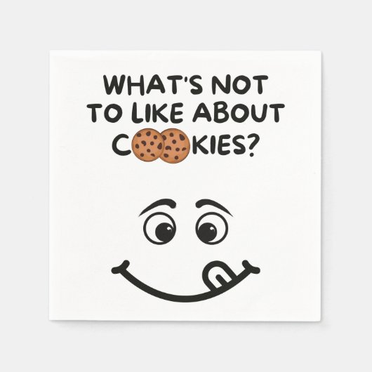 Wat is er niet leuk aan Cookies? Servet (Voorkant)