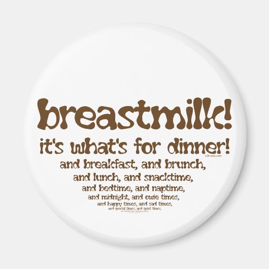 Wat is er voor het diner magneet (Voorkant)