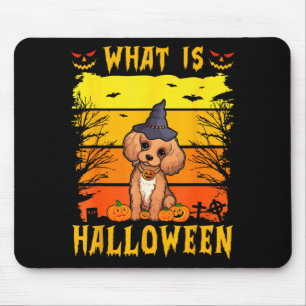 Wat is halloween puppy  muismat