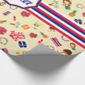 Wat is Hawaii beroemd om Cadeaupapier (Hoek)