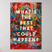 Wat is het beste dat kan gebeuren poster (Voorkant)