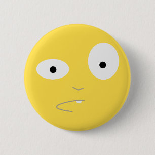 Wat is het Floyd Face? Ronde Button 5,7 Cm