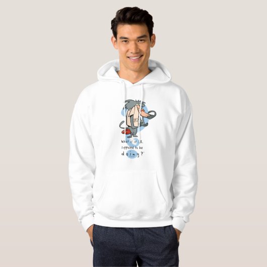 Wat is het I.R. dat moet doen?™ Hoodie (Voorkant volledig)