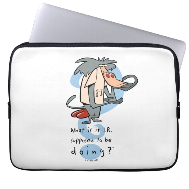 Wat is het I.R. dat moet doen?™ Laptop Sleeve (Voorkant)