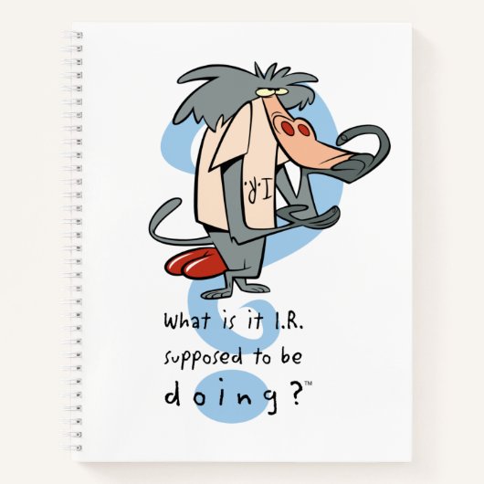 Wat is het I.R. dat moet doen?™ Notitieboek (Voorkant)