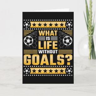 Wat is het leven zonder doelpunten, voetbal kaart