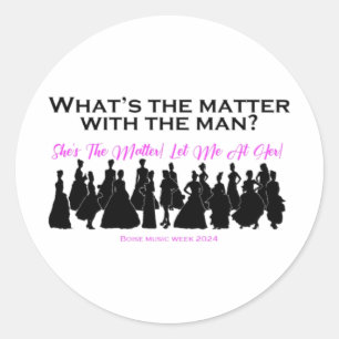 Wat is het probleem met de Mannen Sticker