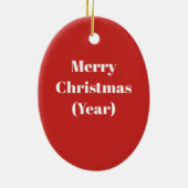 Wat is je Elf-naam? kerstversiering Keramisch Ornament (Achterkant)