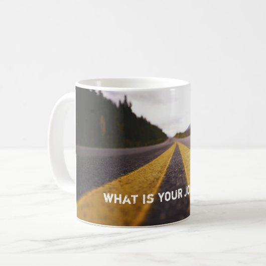 wat is je reis ? koffiemok (Voorkant links)