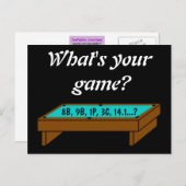 Wat is je spel? Briefkaart (Voorkant / Achterkant)