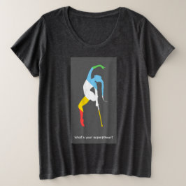 Wat is je superkracht? Disability Pride Month Grote Maat T-shirt