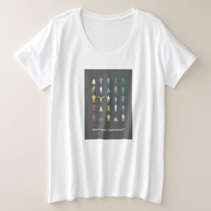 Wat is je superkracht? Disability Pride Month Grote Maat T-shirt