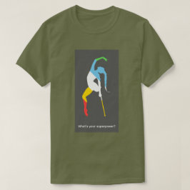 Wat is je superkracht? Maand van trots op mensen m T-shirt
