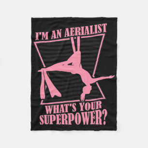 Wat is je superkracht Turnen Aerial Yoga Aeri Fleece Deken