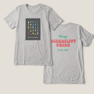 Wat is jouw superkracht? Disability Pride Month Tri-Blend Shirt
