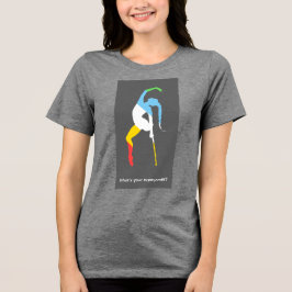Wat is jouw superkracht? Maand van trots op beperk Tri-Blend Shirt