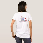 Wat is Liefde? T-shirt (Achterkant volledig)