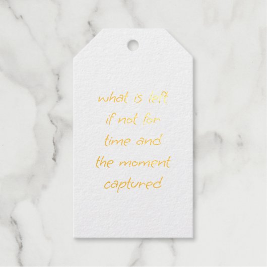 Wat is links Folie Gift Label (Voorkant)