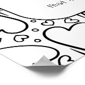 Wat is Love Coloring Poster (Hoek)