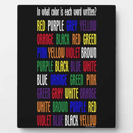 Wat is mijn kleur? fotoplaat (Voorkant)