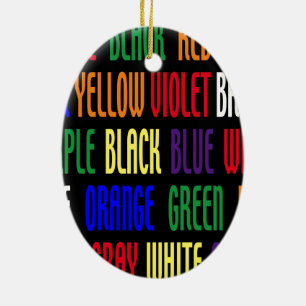 Wat is mijn kleur? keramisch ornament