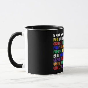 Wat is mijn kleur? mok