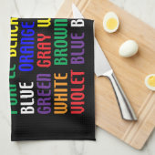 Wat is mijn kleur? theedoek (Quarter Fold)