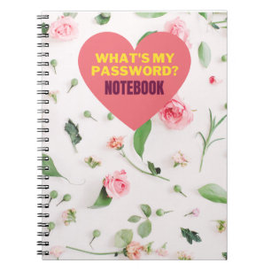 Wat is mijn Wachtwoordspiral notebook Notitieboek