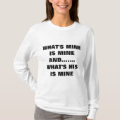 WAT IS MINE? T-SHIRT (Voorkant)