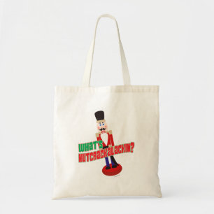 Wat is Nutkrakalackin Nutcracker Funny Cartoon Tote Bag