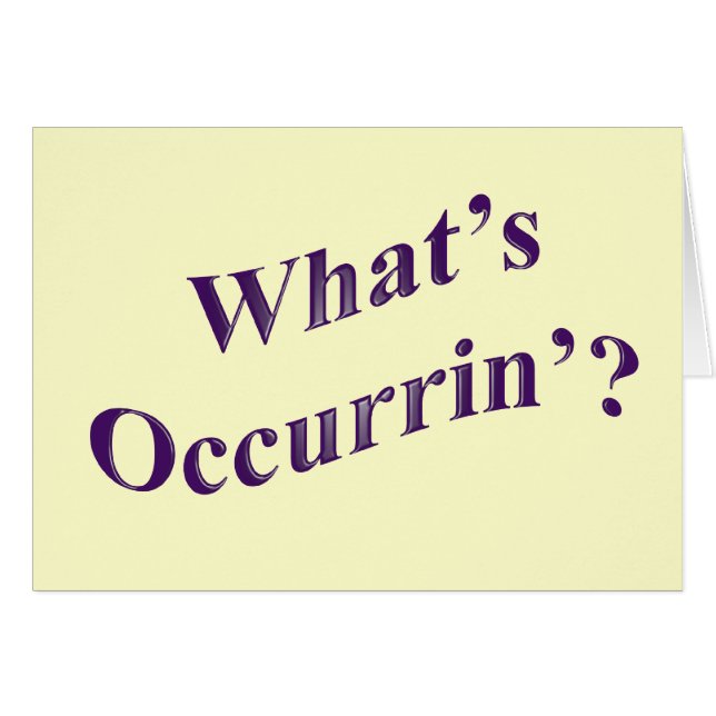 Wat is Occurrin? (Voorkant Horizontaal)