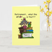 Wat is Pensioen Humor Kaart (Gele Bloem)