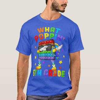 Wat is Poppin 5e graad terug naar de Pop van de Sc T-shirt